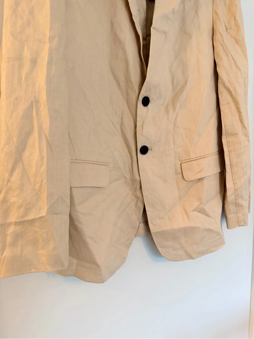 NWT Quince 100% European Linen Blazer Driftwood Beige Men’s Medium